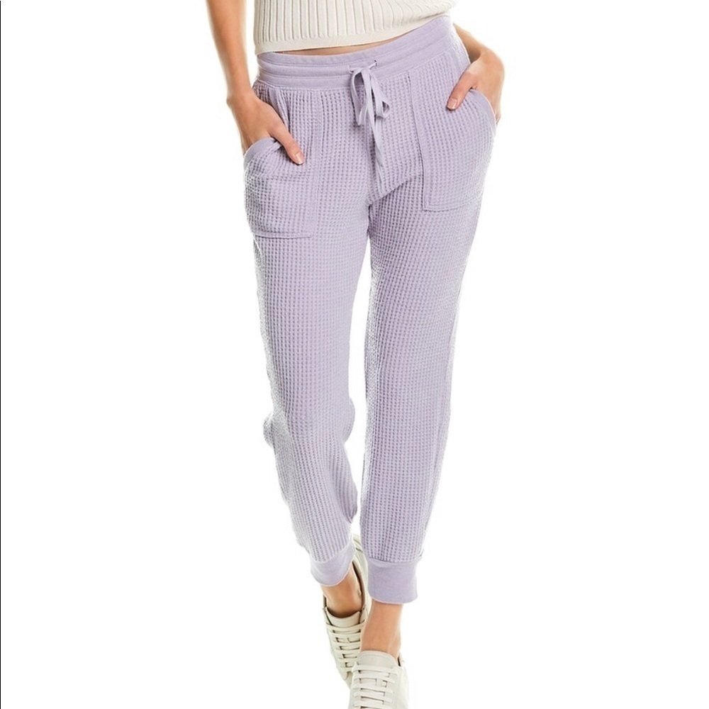 SPLENDID Women’s Brushed Thermal Jogger Pant NWT Lavender‎ Size Medium